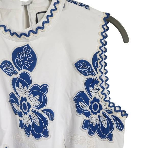 Alexis Farah High Neck Sleeveless Dress in Santorini Embroidery  Size‎ Small - Picture 10 of 13